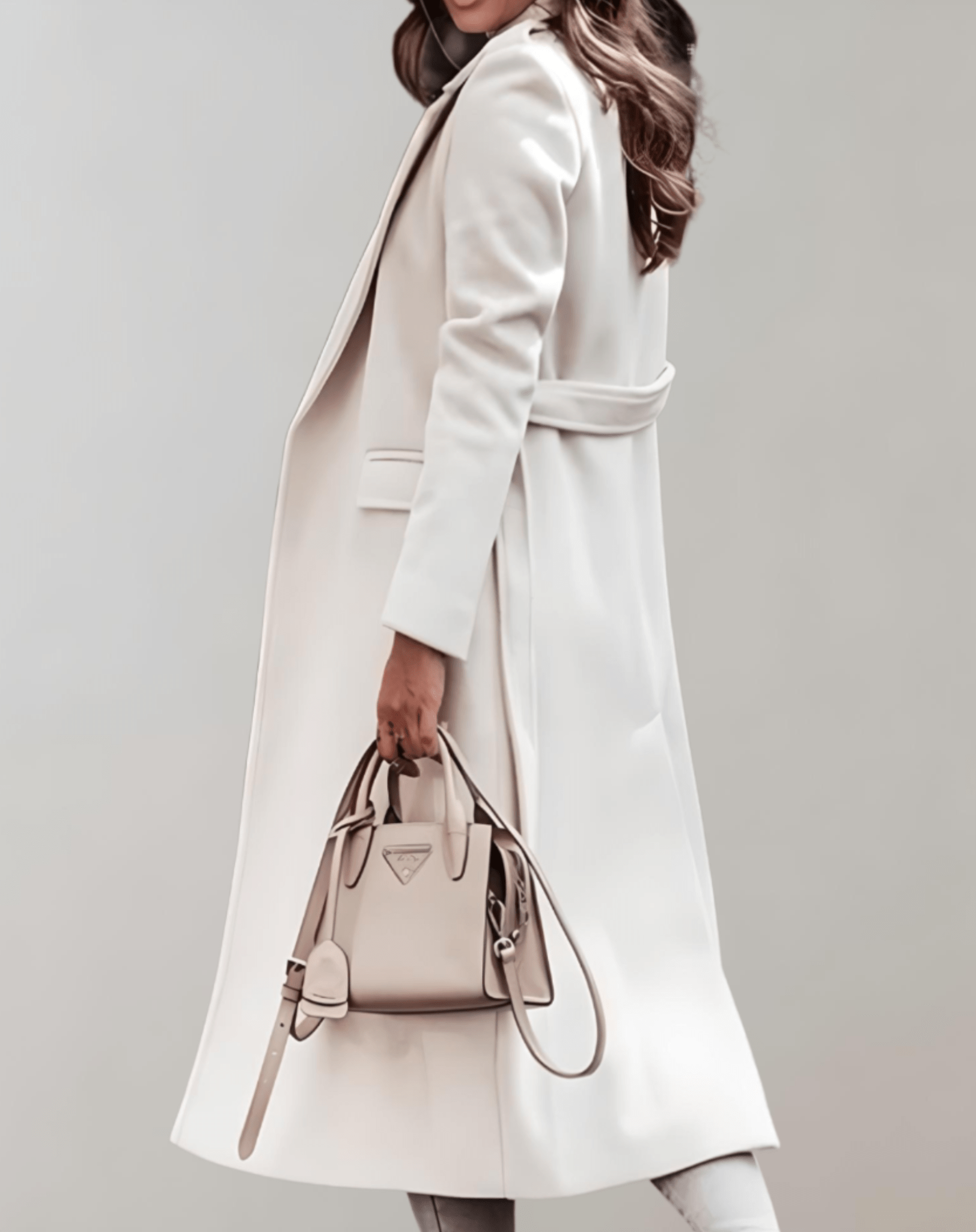Long Belted Wool-Blend Coat | Elegant Tailored Fit | Full-Length | Timeless Winter Style 2