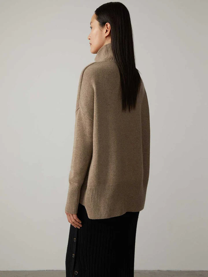 Luxurious cashmere blend turtleneck sweater 4