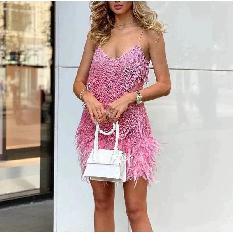 Matilda | Feather Mini Dress 6