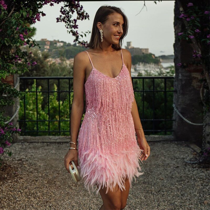 Matilda | Feather Mini Dress 7