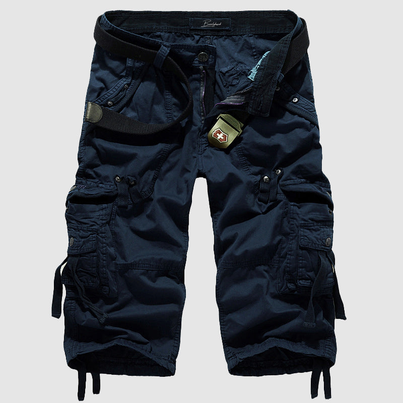 Men's Cargo Shorts - Knee-Length - Multiple Pockets - Breathable - Belted Fit 5