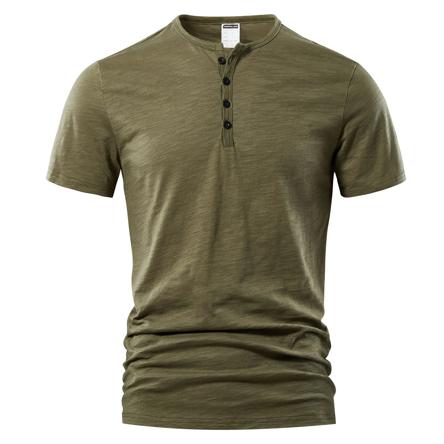 Men's Casual Henley T-Shirt | Classic 3