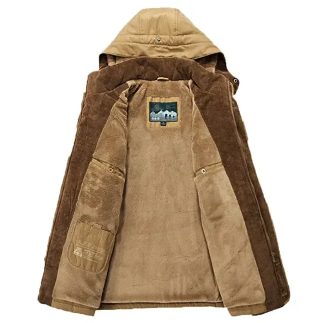Men’s Classic Winter Jacket with Hood | Warmth and Wind Protection 2