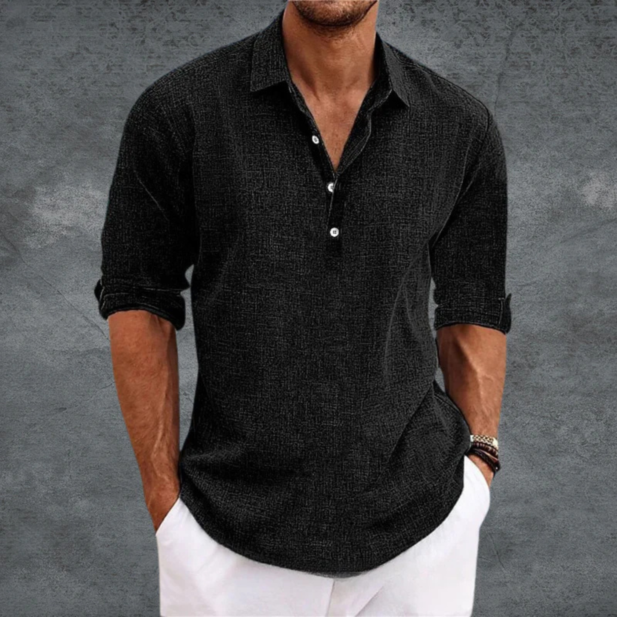 Men’s Linen Shirt – Lightweight, Breathable Fabric, Casual Style 0