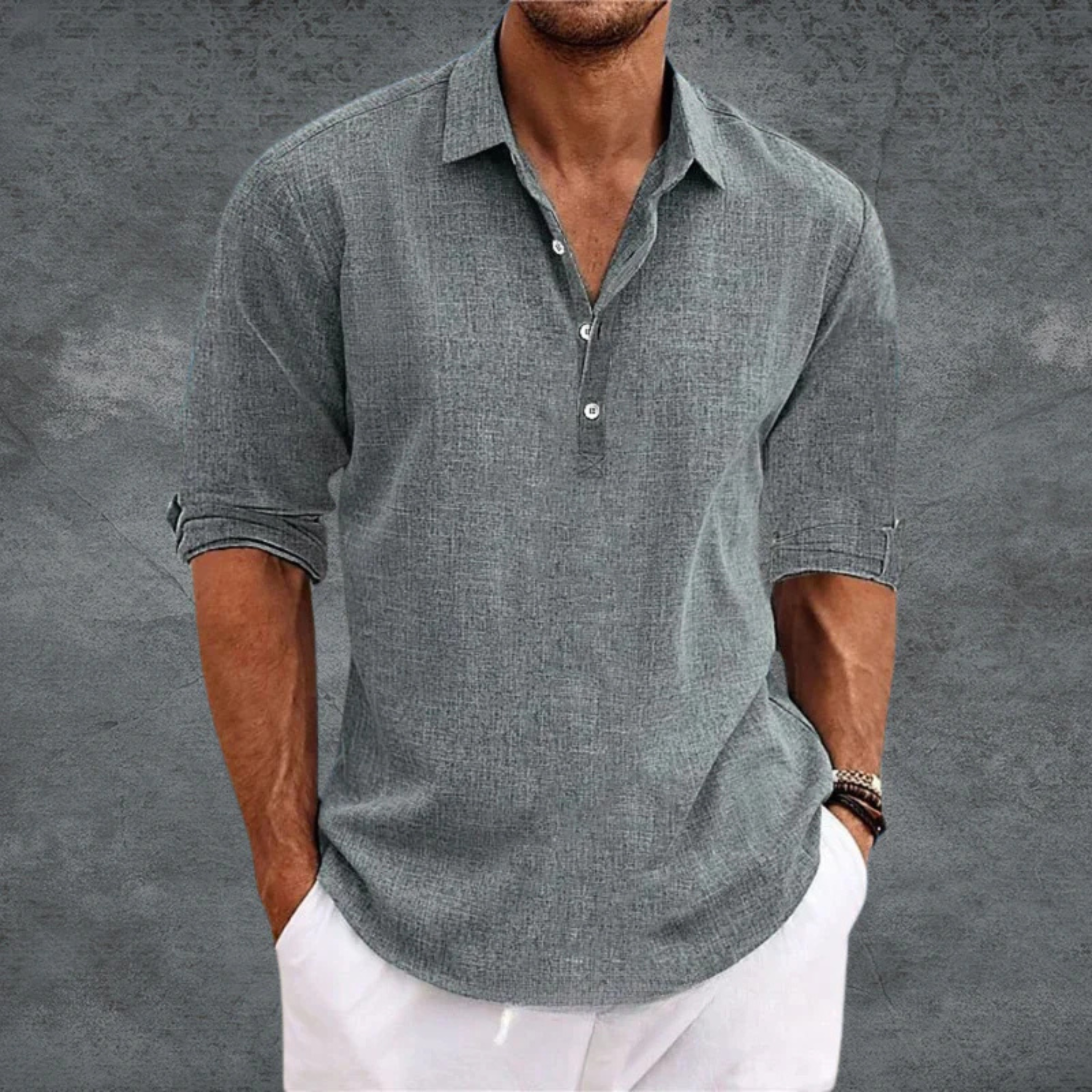 Men’s Linen Shirt – Lightweight, Breathable Fabric, Casual Style 2