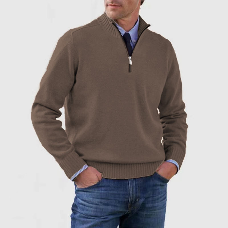 Men's half-zip sweater 10