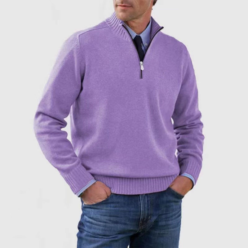 Men's half-zip sweater 11