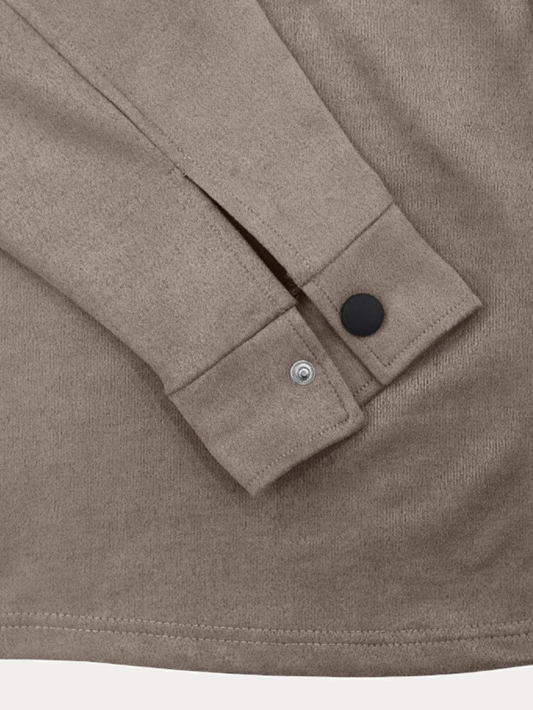 Men's shirt with buttons and pants athleisure two piece set 7