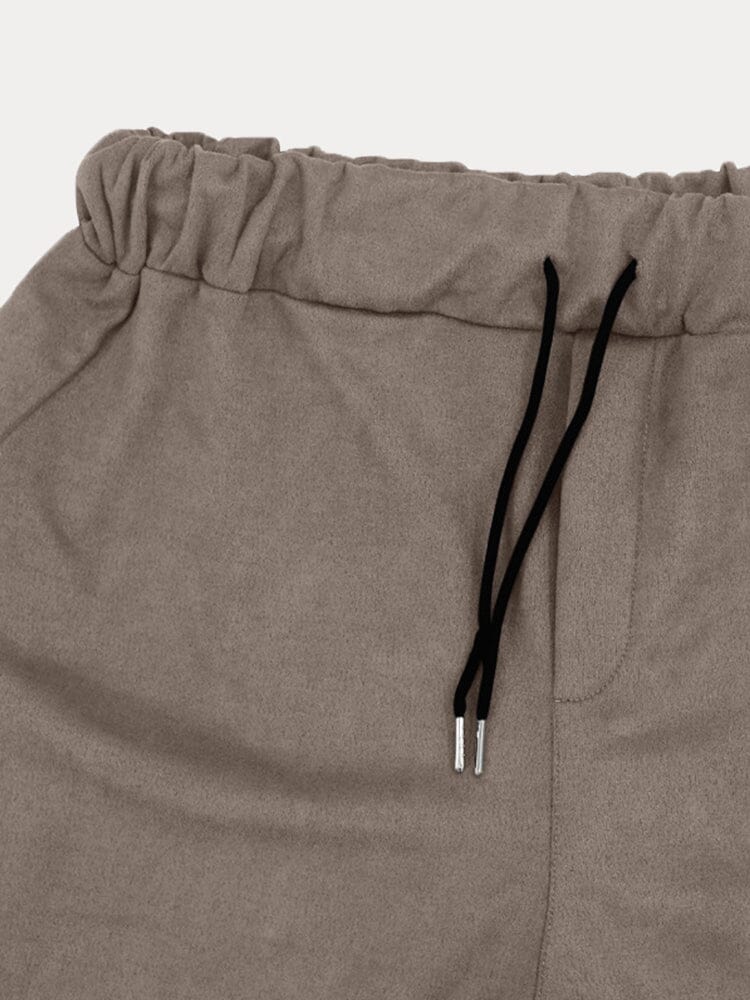 Men's shirt with buttons and pants athleisure two piece set 8