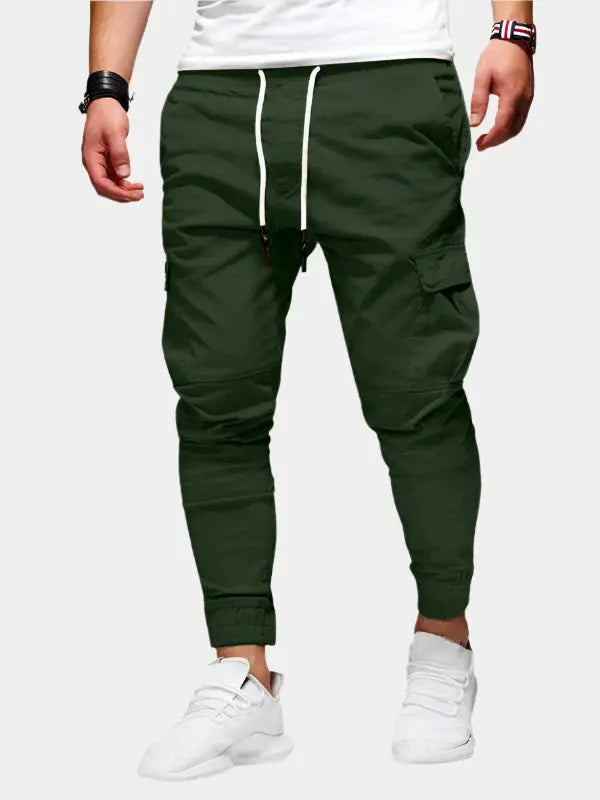 Men’s tapered jogger pants – slim fit stretch sweatpants for casual & active wear 11