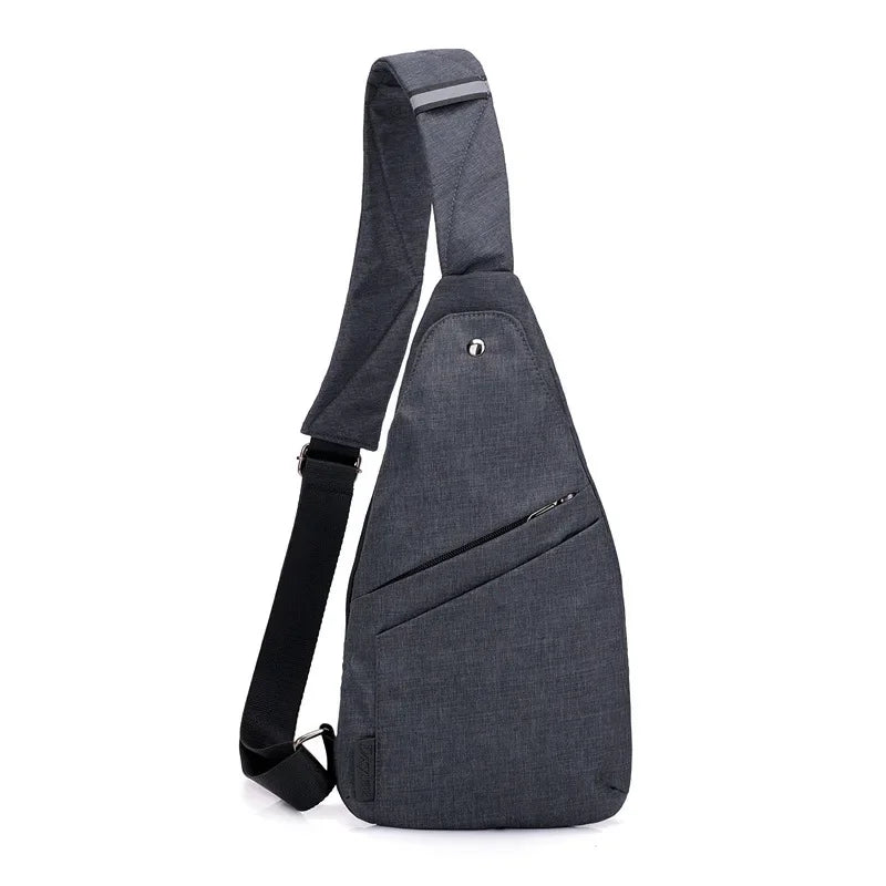 Personal Pocket Bag Men's Anti-theft Chest Bag Close-fitting Messenger Bag Shoulder Bag Splash-proof Capacity Travel Gun Bag 0