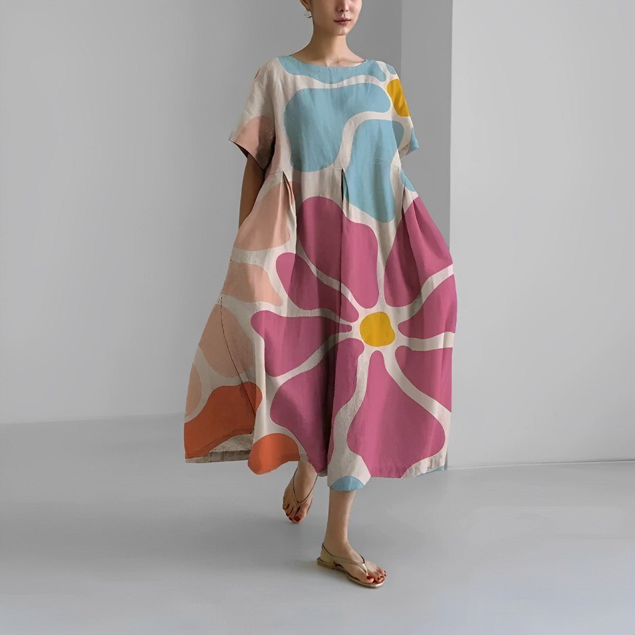 Ronja loose printed dress 0