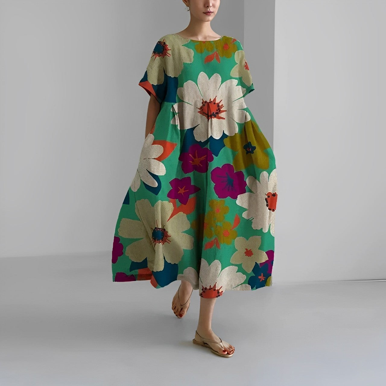 Ronja loose printed dress 10