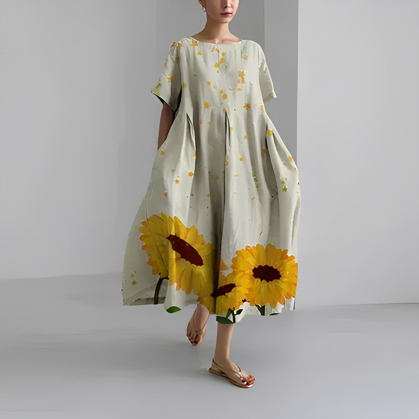 Ronja loose printed dress 2