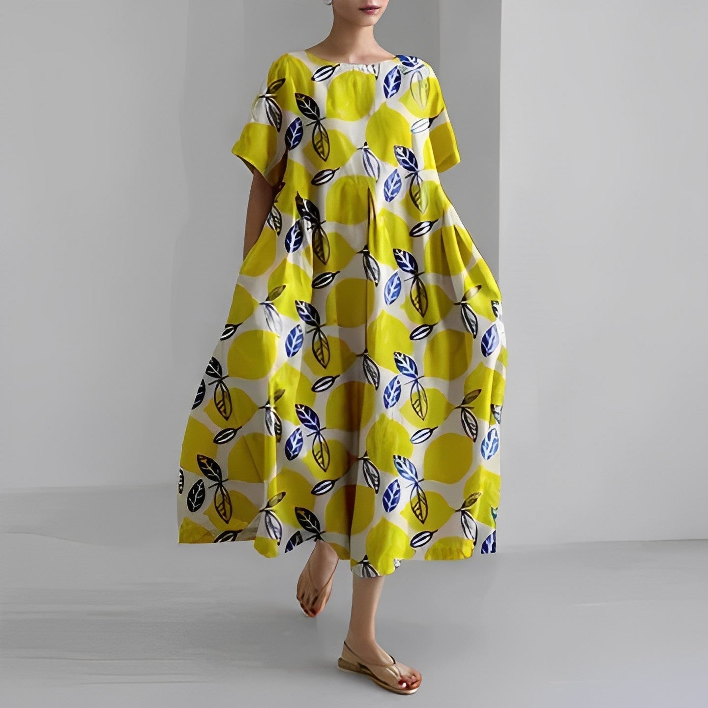 Ronja loose printed dress 4