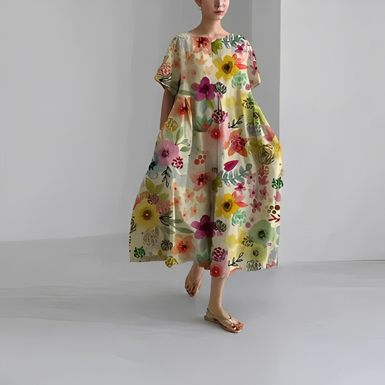 Ronja loose printed dress 6