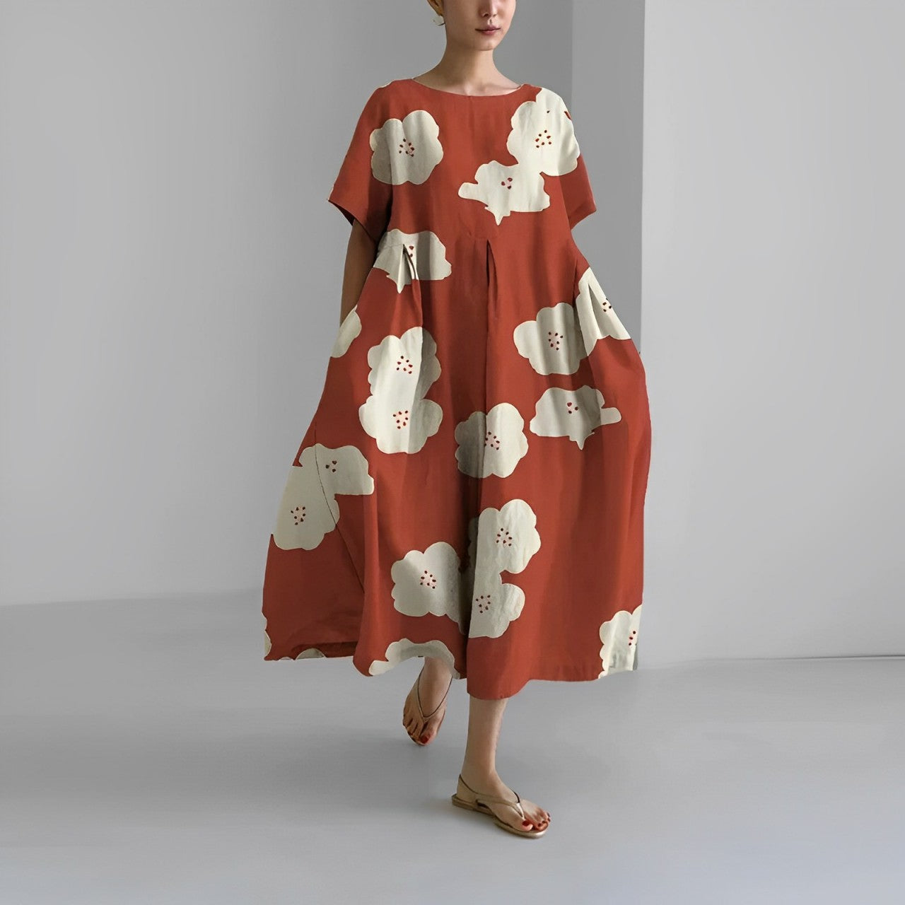 Ronja loose printed dress 7