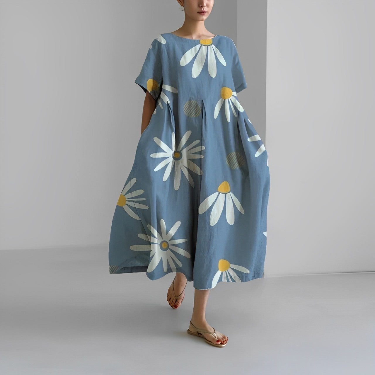 Ronja loose printed dress 8