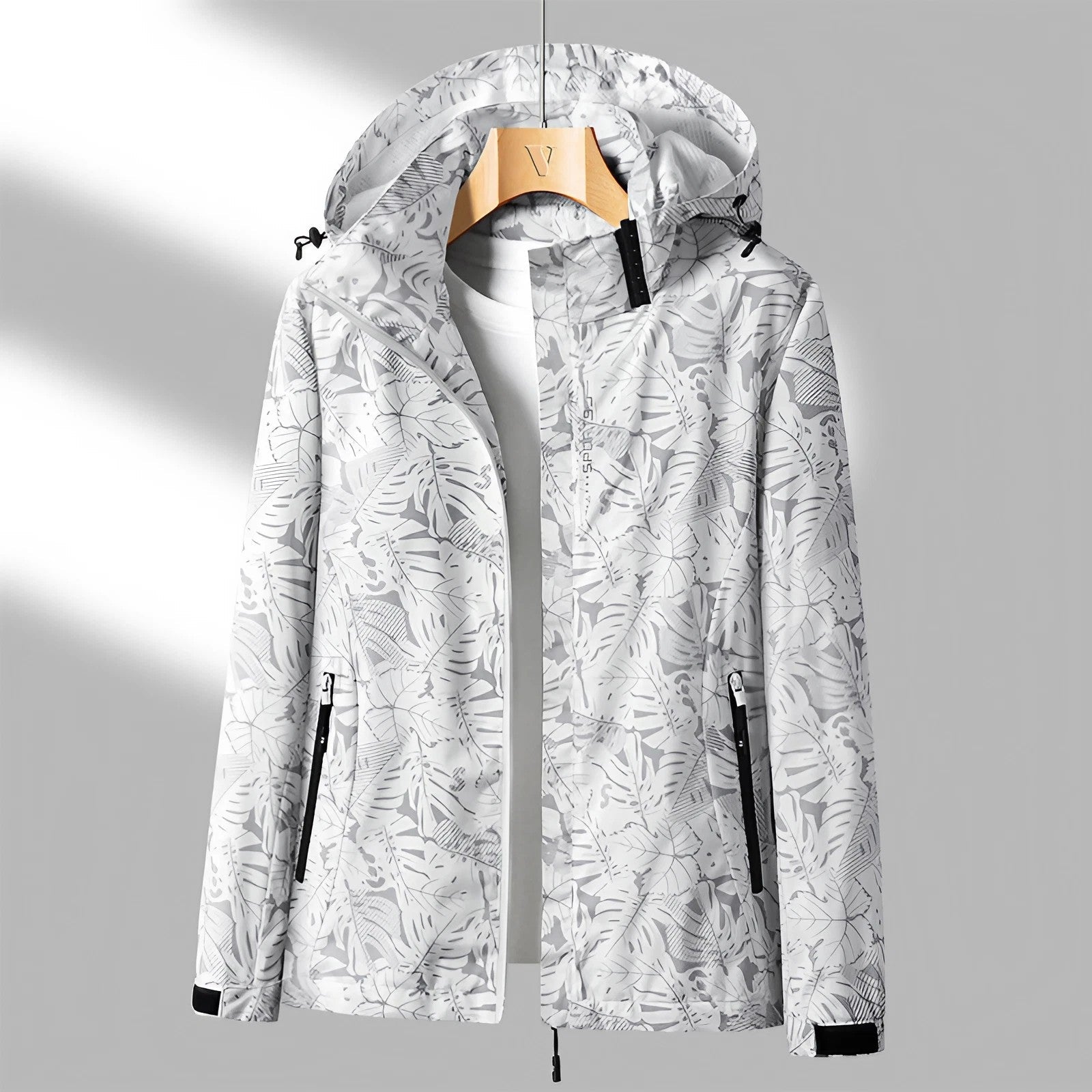 Sanne Printed Outdoor Jacket with Hood 7
