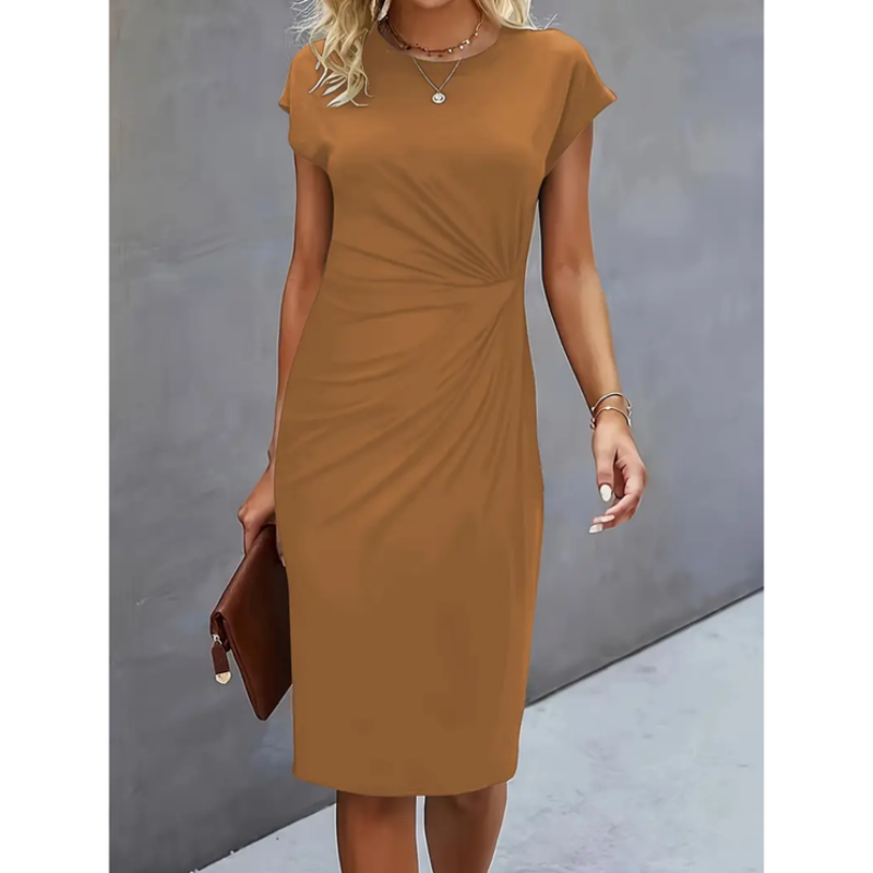 Short Sleeve Formal Dress For Women | Midi 4