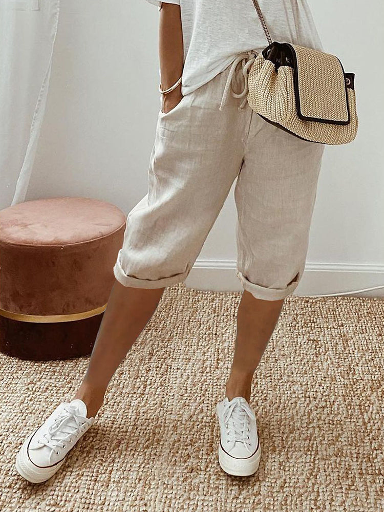 Short trousers with cord for women | Summer 0