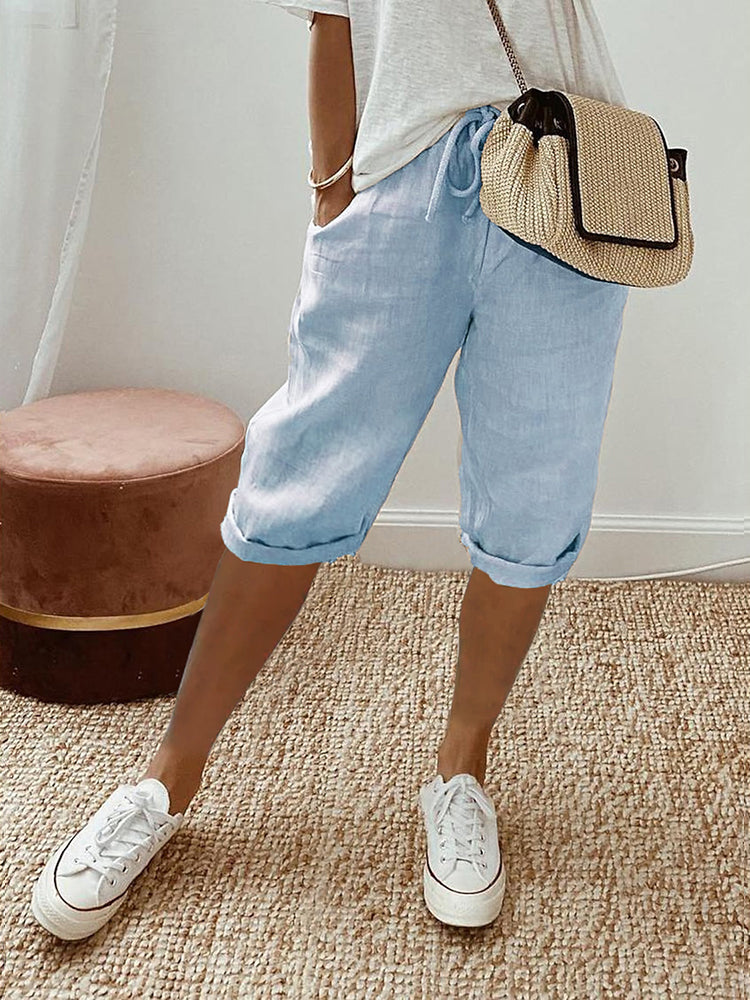 Short trousers with cord for women | Summer 1