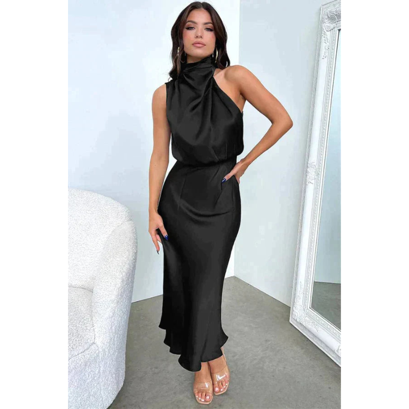 Stunning Halter Evening Dress For Women | Midi 0