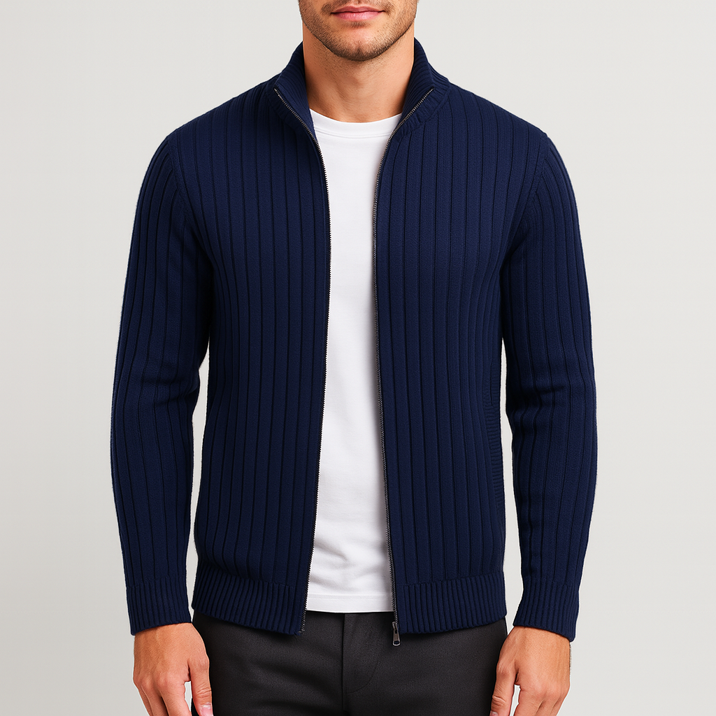 THRUSTYLE | Knit Zip Cardigan 4