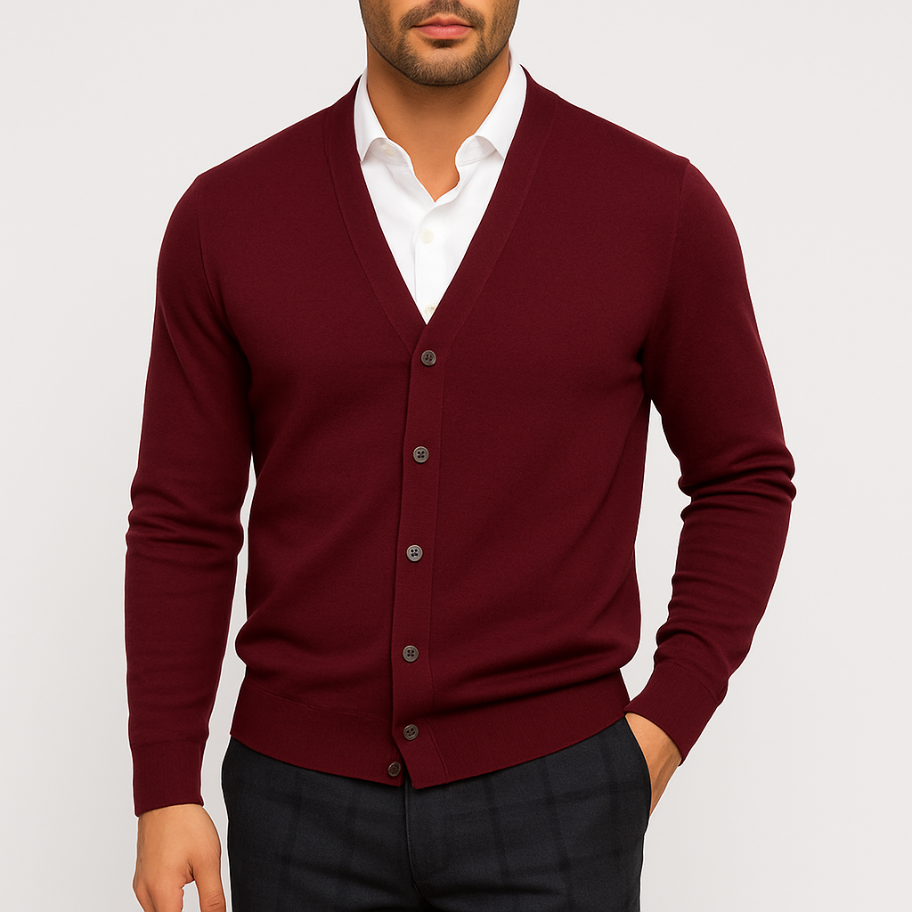 THRUSTYLE | V-Neck Cardigan 1