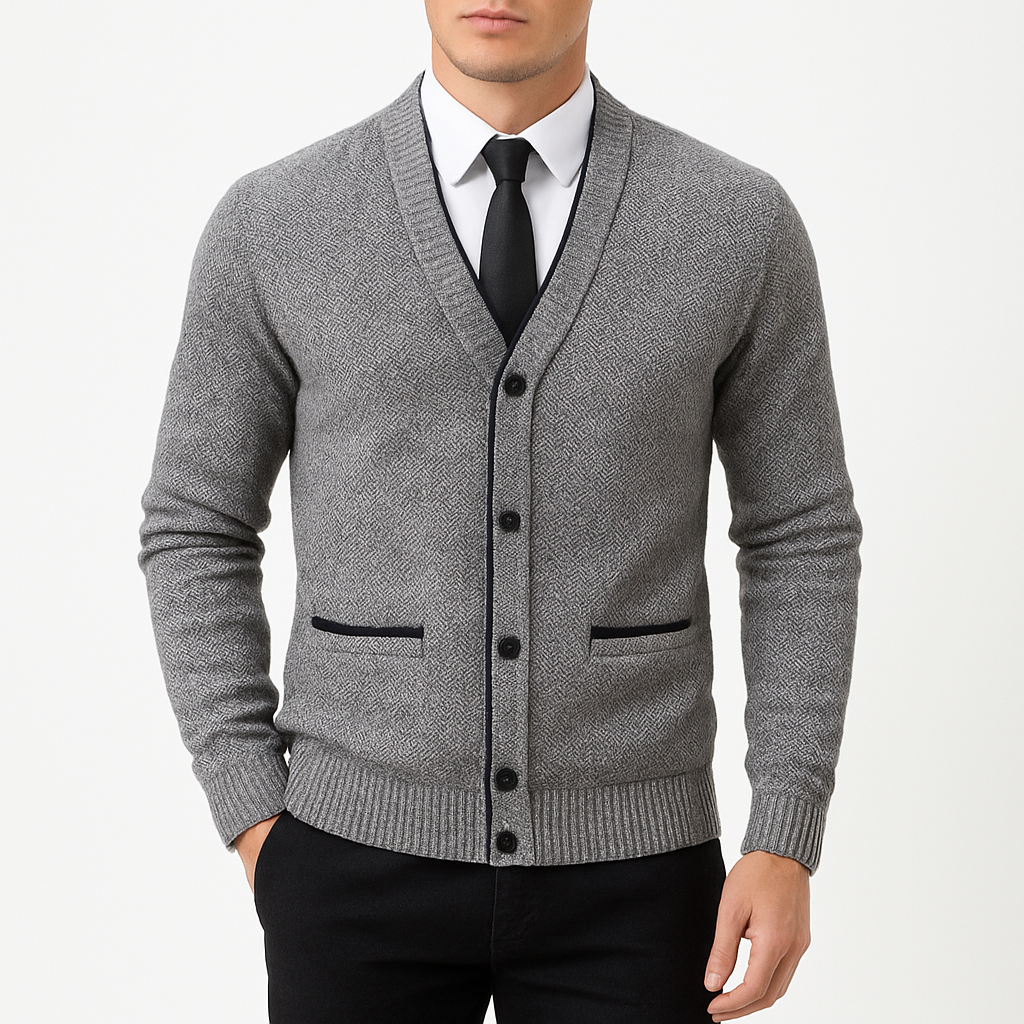 THRUSTYLE | V-Neck Cardigan 1