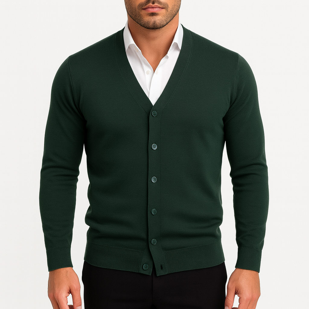 THRUSTYLE | V-Neck Cardigan 6