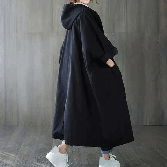 Trench coat with pockets for women 3