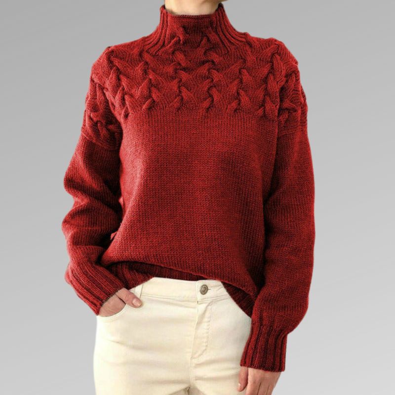 Turtleneck sweater modern and cozy for women Winter 2025 1