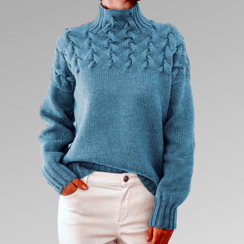 Turtleneck sweater modern and cozy for women Winter 2025 3