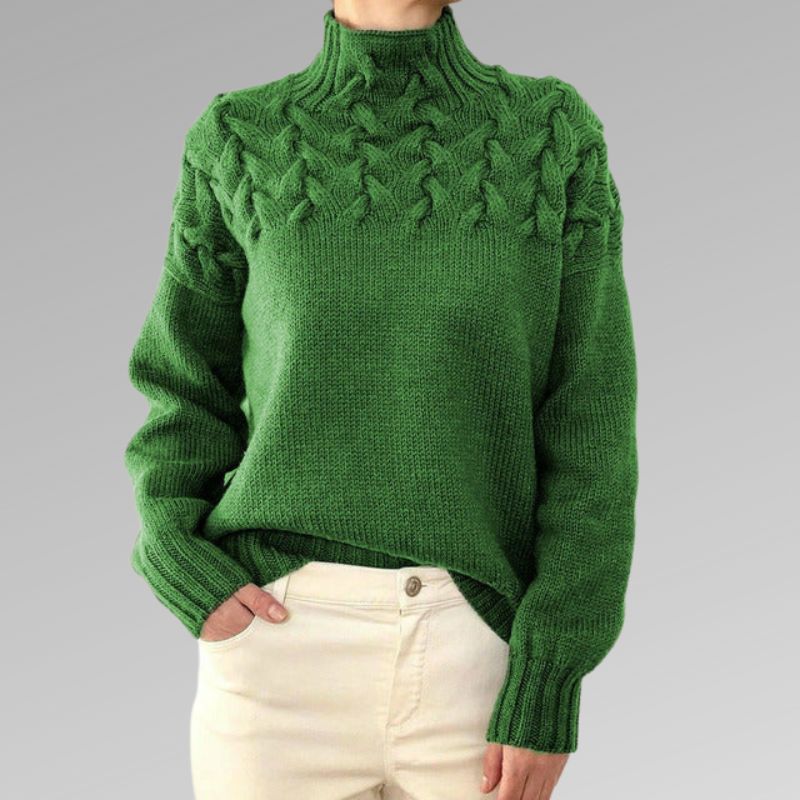 Turtleneck sweater modern and cozy for women Winter 2025 4