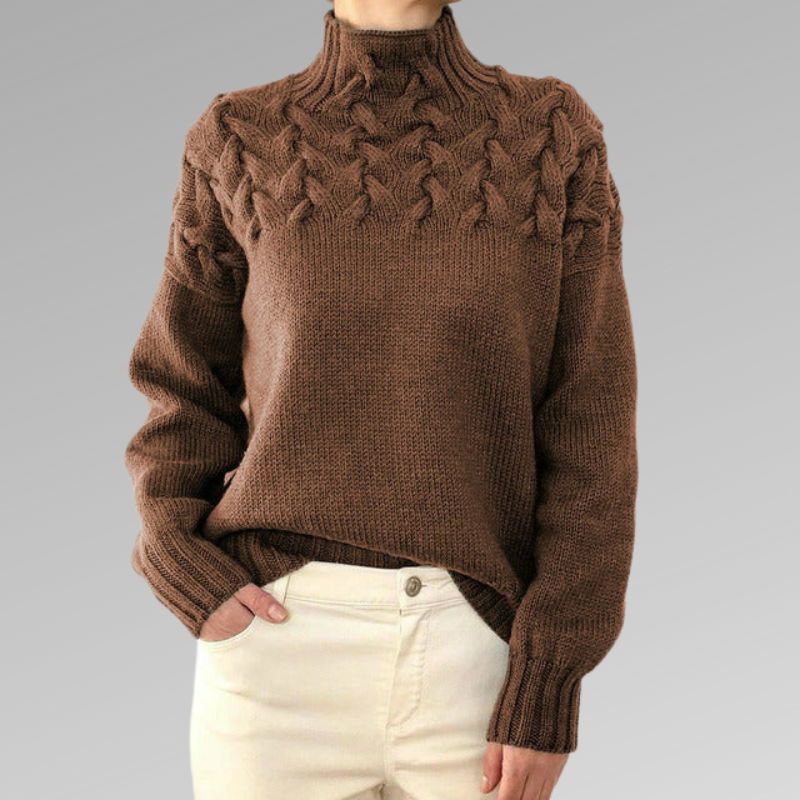 Turtleneck sweater modern and cozy for women Winter 2025 7
