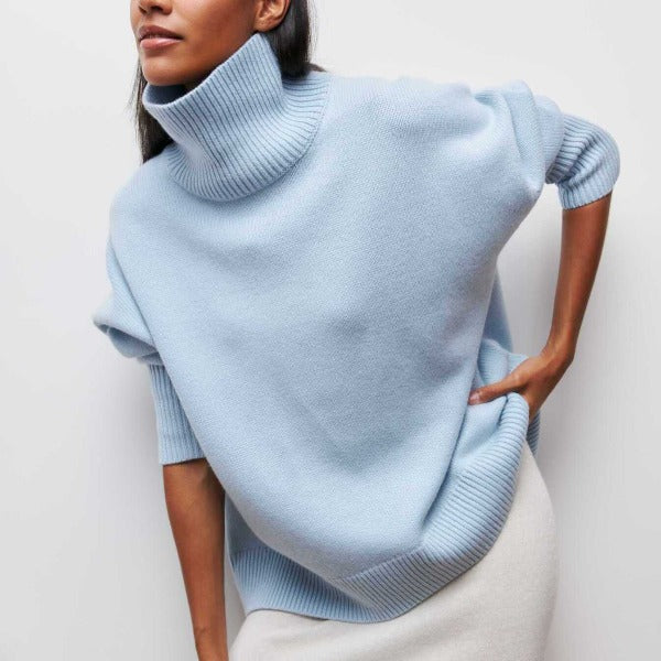 Turtleneck sweater warm and comfortable for women – perfect for cold days 0