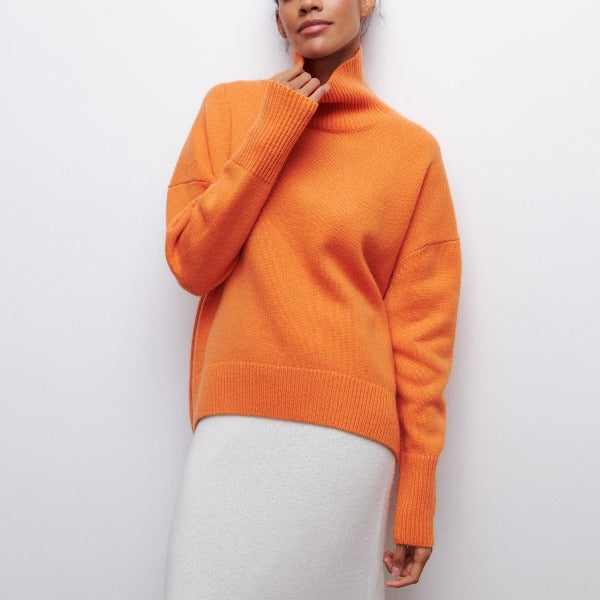 Turtleneck sweater warm and comfortable for women – perfect for cold days 2