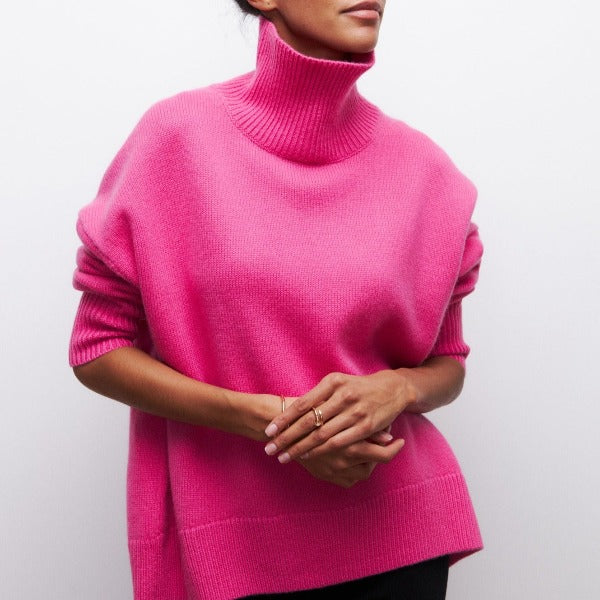 Turtleneck sweater warm and comfortable for women – perfect for cold days 4