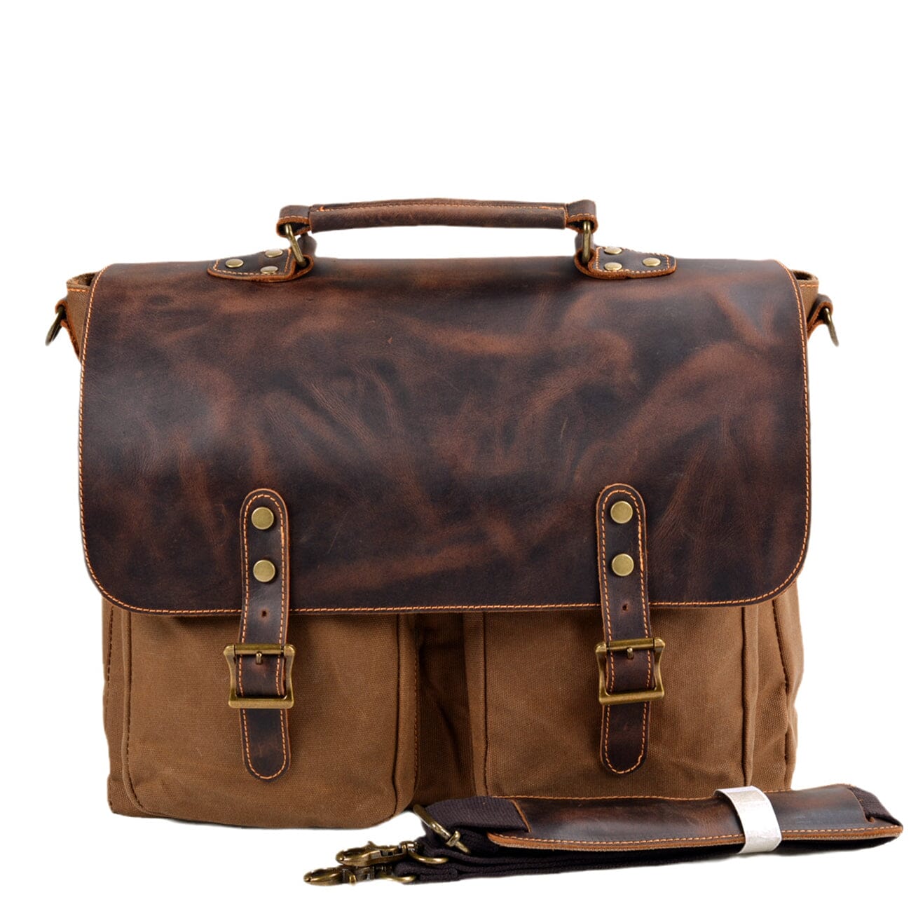 Vintage Canvas Messenger Bag | ANSEN 3