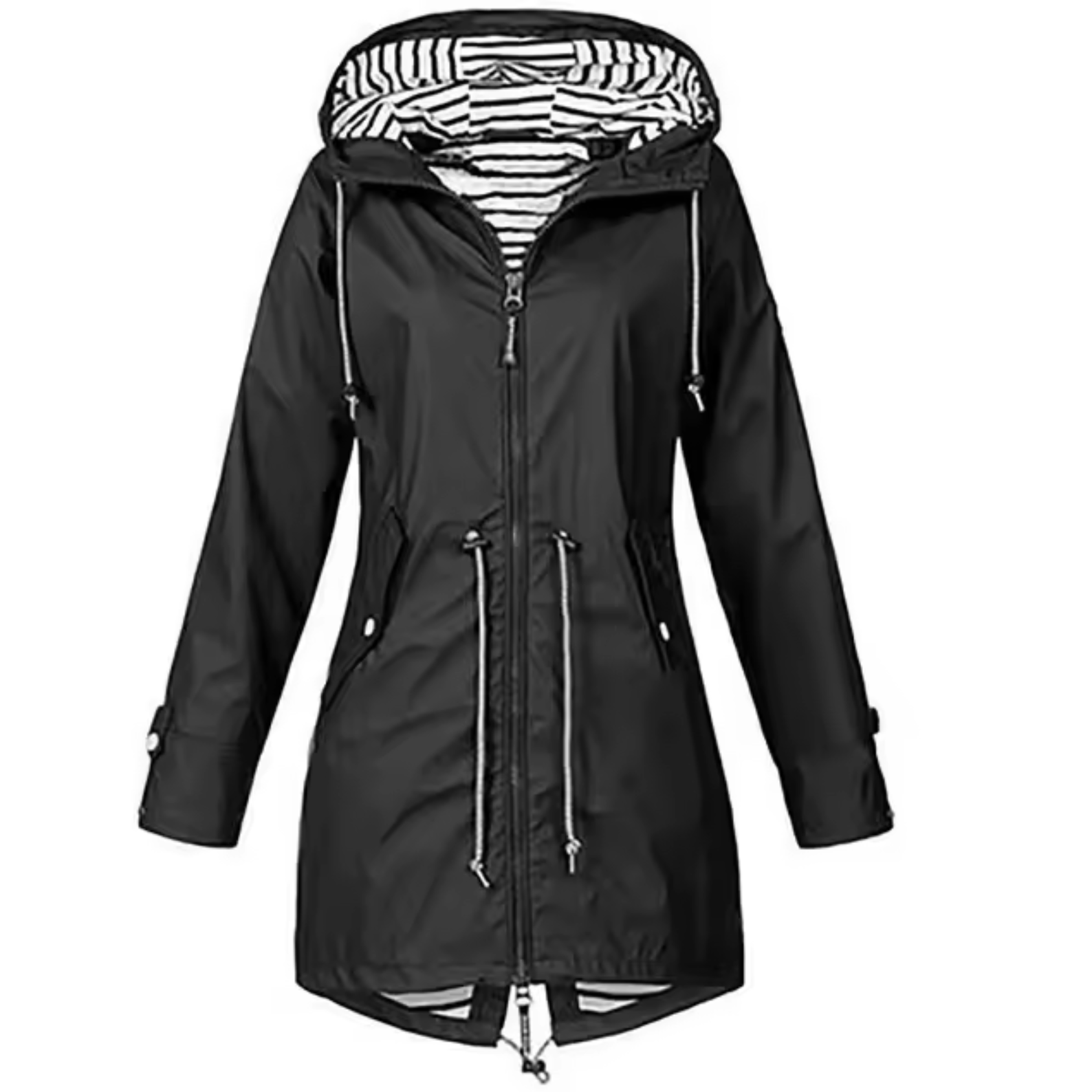 Waterproof Hooded Rain Jacket for Women 0