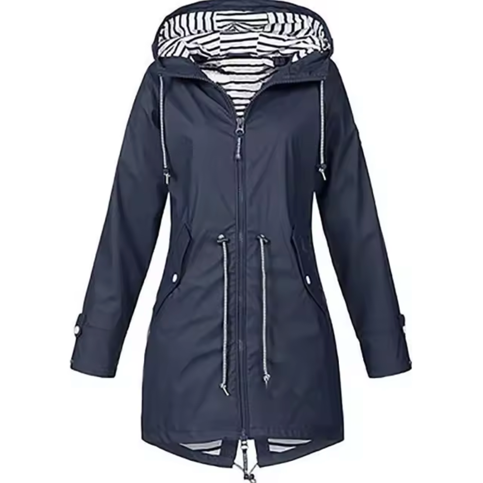 Waterproof Hooded Rain Jacket for Women 5