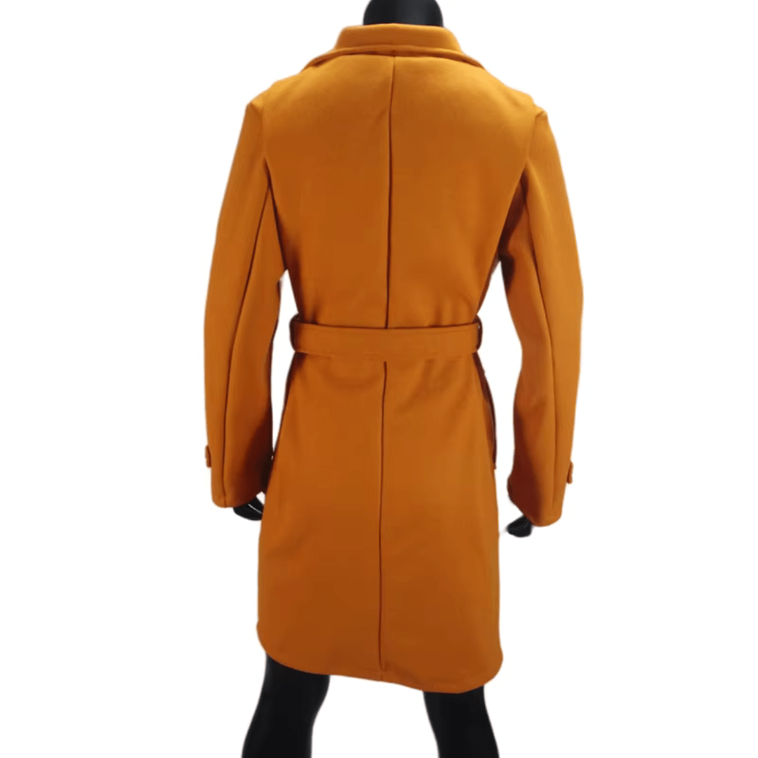 Women's High-Collar Wool Coat | Belted | Elegant Tailored Fit | Casual Layer 6