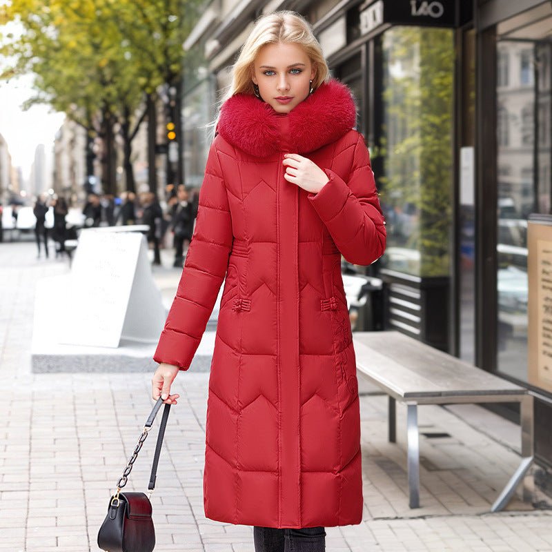Women's Long Padded Winter Coat 6