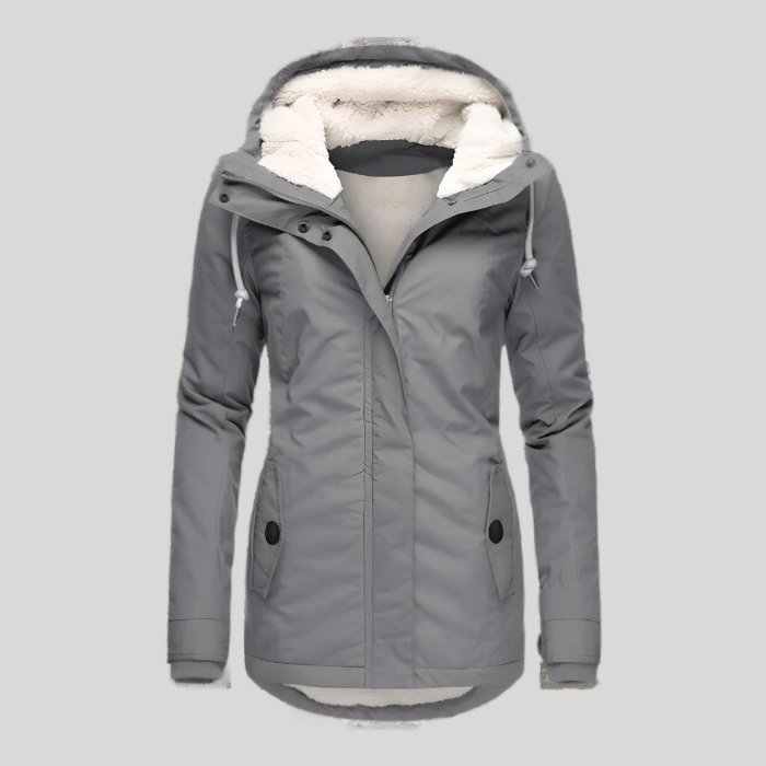 Women’s Long Waterproof Winter Coat | Hooded and Warm Lined 0