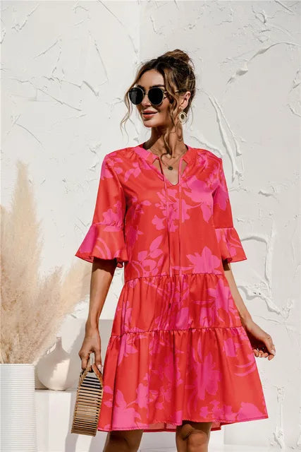 Women's Low-Waisted Summer Dress | Mini 0