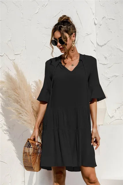 Women's Low-Waisted Summer Dress | Mini 1
