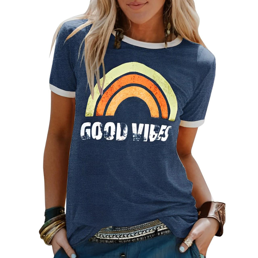 Women's Round Neck T-Shirt | Printed 2
