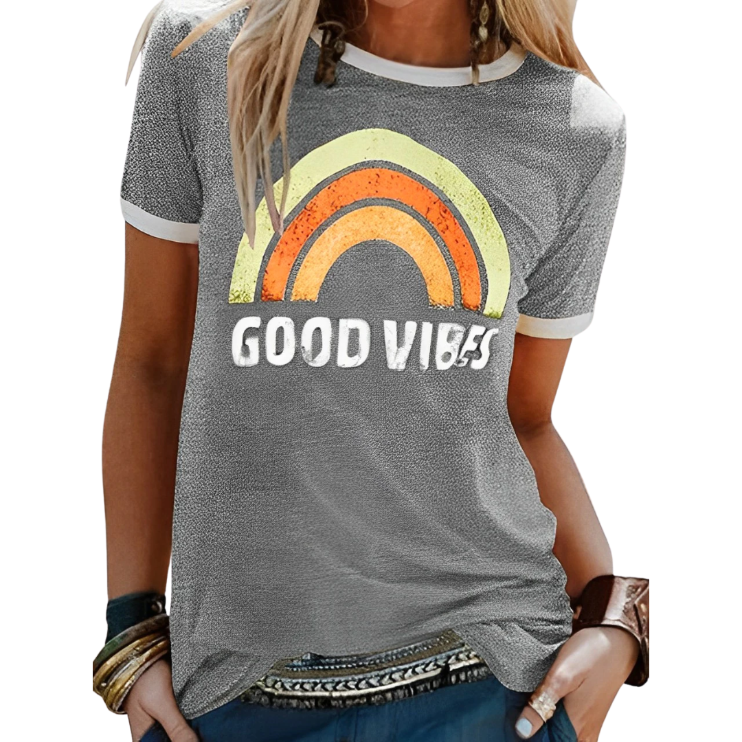 Women's Round Neck T-Shirt | Printed 6