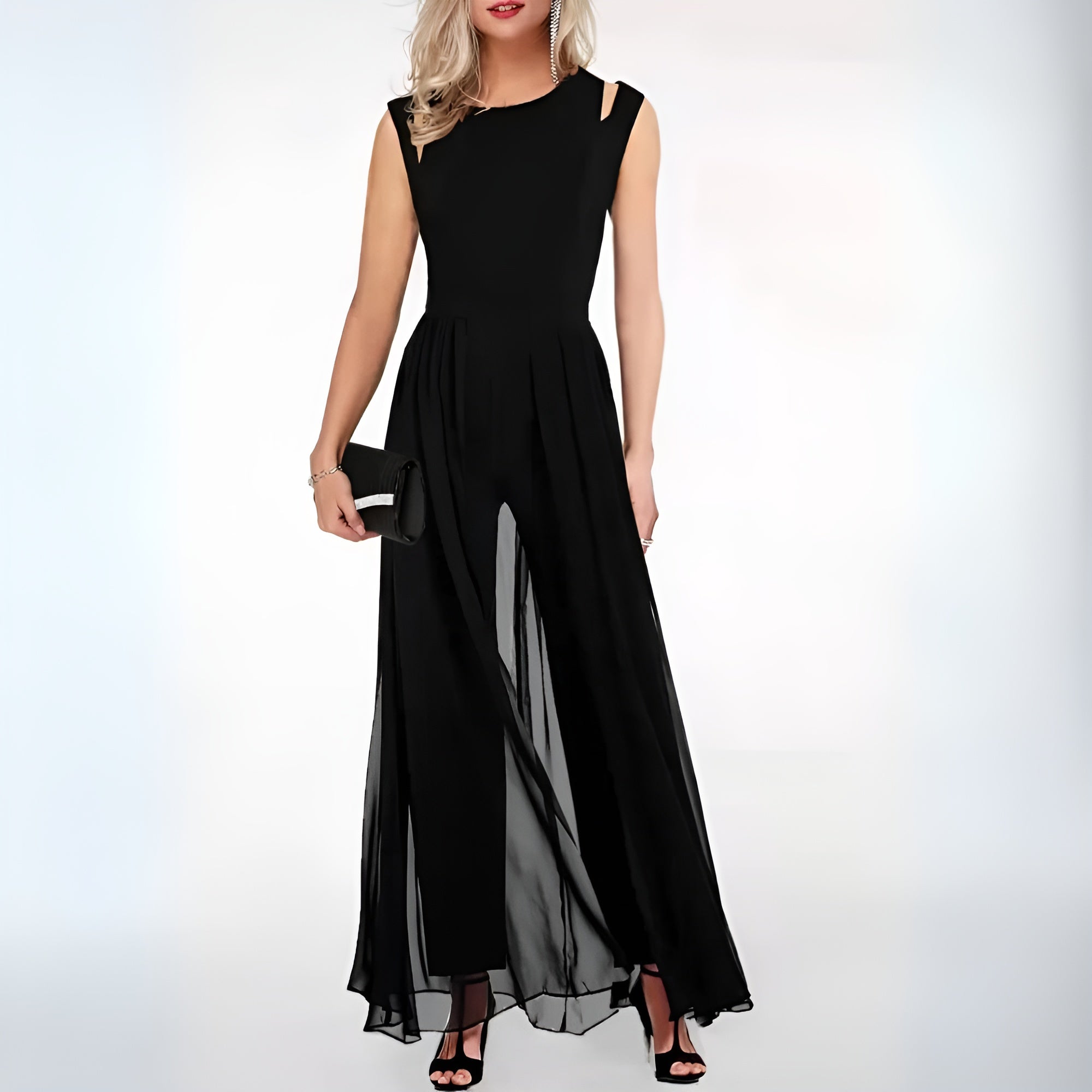 Women's Sleeveless Wide Leg Jumpsuit | Summer 0
